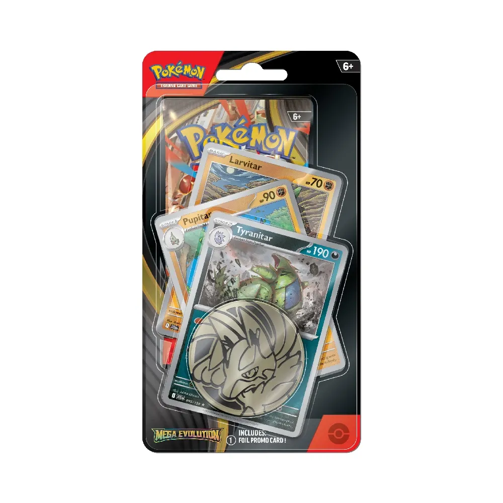 Mega Evolution: Tyranitar 1-Pack Premium Checklane Blister 
