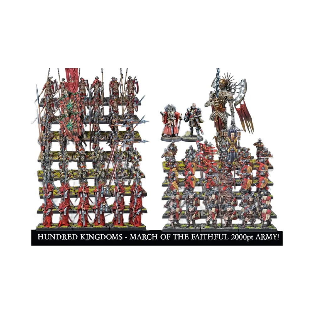 Conquest - The Hundred Kingdoms: March of the Faithful 2000-bodová armáda