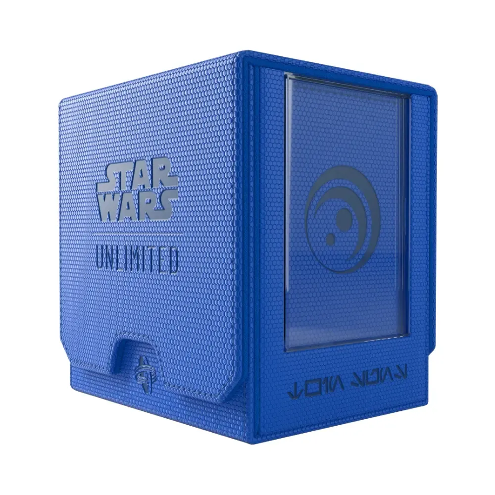 Levně Gamegenic Star Wars: Unlimited Twin Suns Deck Pod 100+ (modrý)