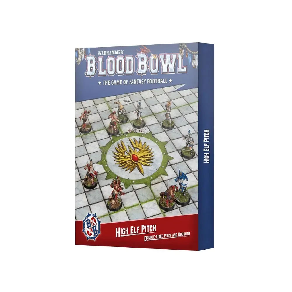 Blood Bowl – High Elf Pitch: Double-sided Pitch and Dugouts