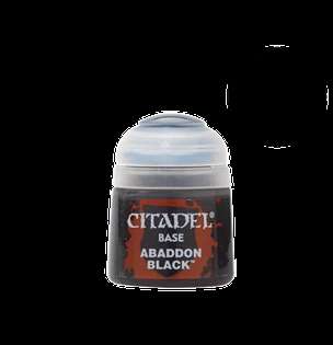Levně Warhammer Colour Base: Abaddon Black (12 ml)