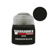 Warhammer Colour Base: Abaddon Black (12 ml)