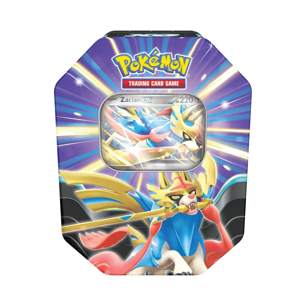 Slashing Legends Tins: Zacian ex Tin 