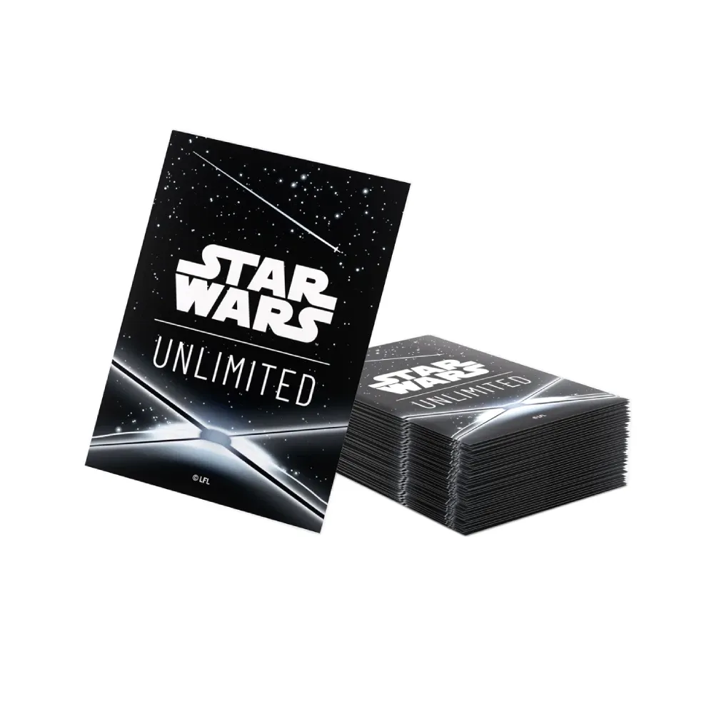 Gamegenic Star Wars: Unlimited – Card Back Black obaly (černé, 60 ks)