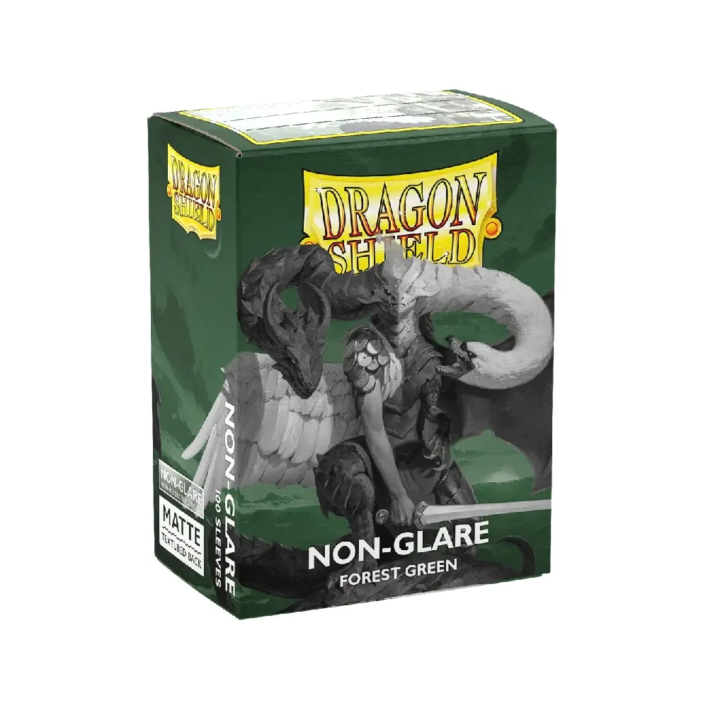 Dragon Shield NON-GLARE Matte obaly – Forest Green (matné, zelené, 100 ks)