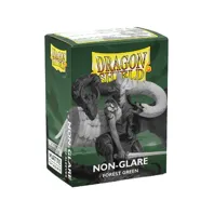 Dragon Shield 100ks - NON-GLARE Matte Forest Green