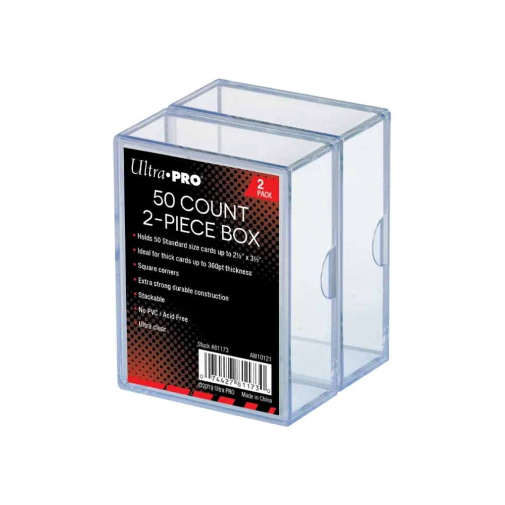 Ultra PRO Průhledné úložné boxy na 50 karet (2 ks)