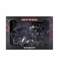 Dungeons & Dragons - Icons of the Realms Painted Figure: Black Dracolich