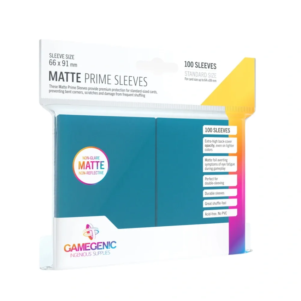 Gamegenic Matte Prime obaly – Blue (matné, modré, 100 ks)