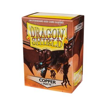 Levně Dragon Shield Matte obaly – Copper (matné, oranžové, 100 ks)