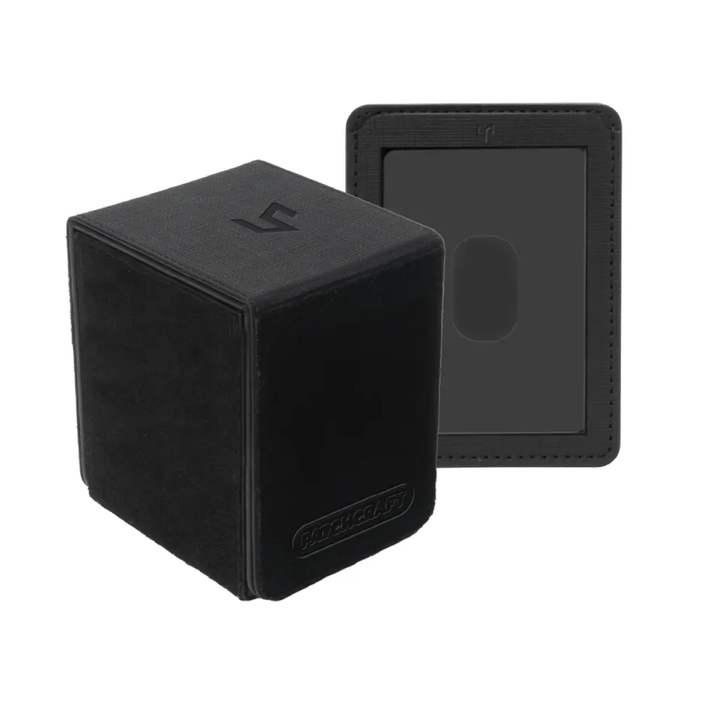 Levně Ultra PRO Patchcraft Alcove Flip deck box – černý