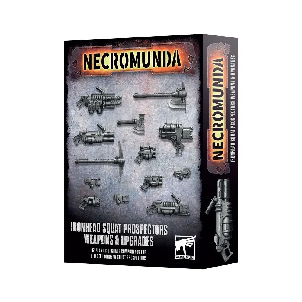 Necromunda – Ironhead Squat Prospectors Weapons & Upgrades