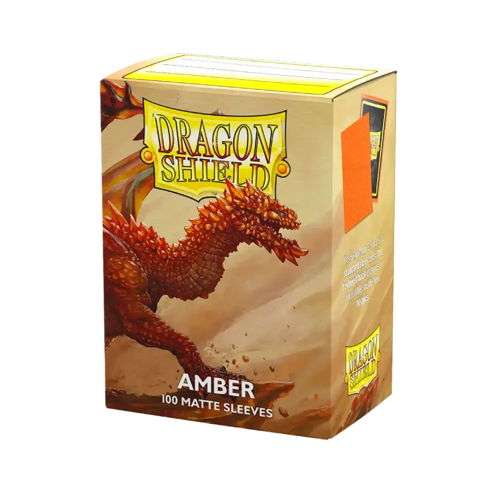 Levně Dragon Shield Matte obaly – Amber (matné, oranžové, 100 ks)