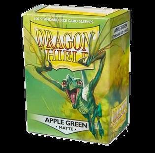 Levně Dragon Shield Matte obaly – Apple Green (matné, zelené, 100 ks)