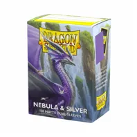 Dragon Shield - Matte Dual Nebula & Silver (matné fialové/stříbrné obaly, 100 ks)
