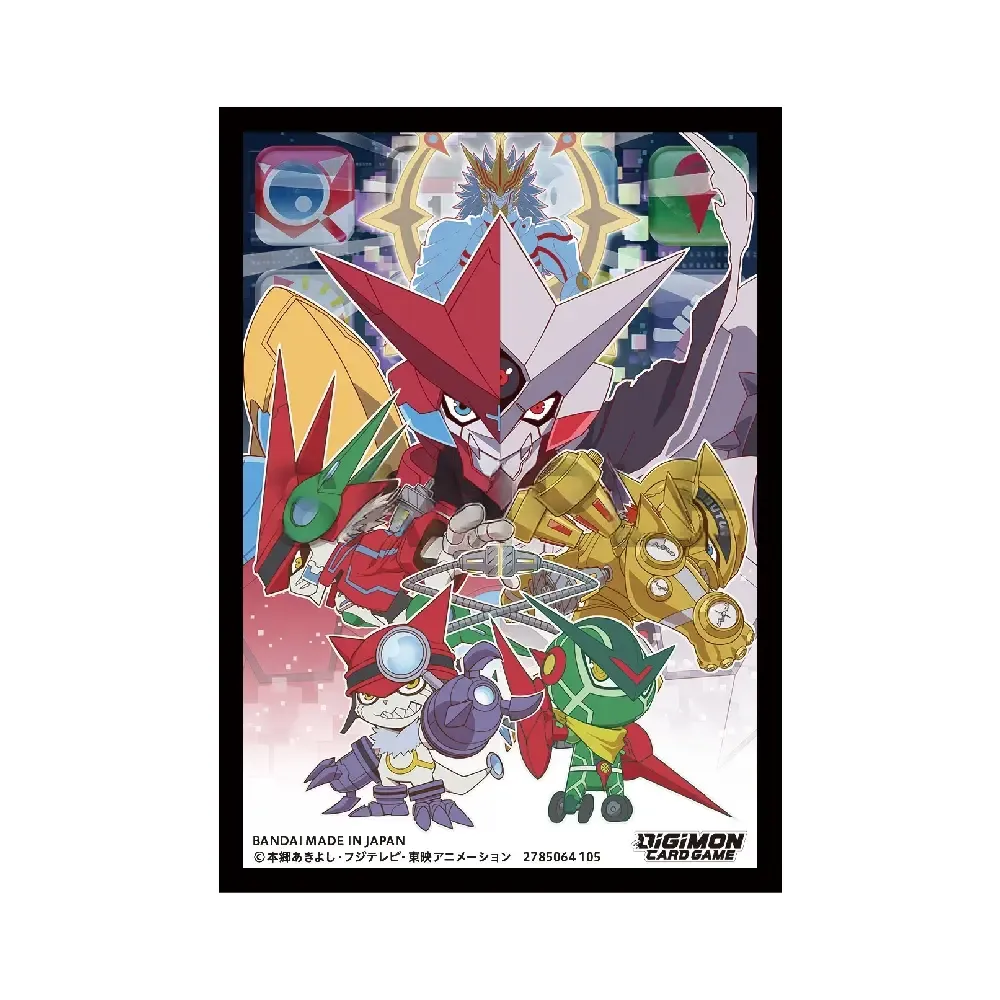 Levně Digimon: Official Card Sleeves 01 "Appmon" (60 ks)