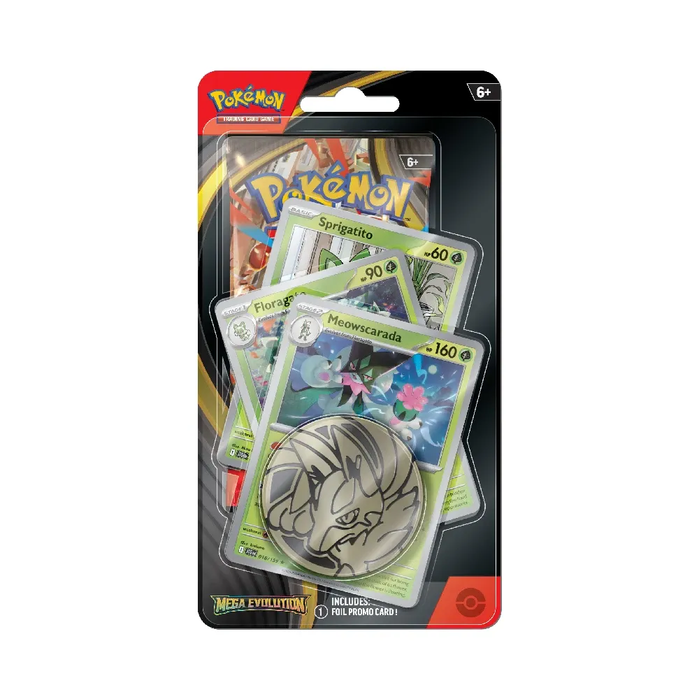 Mega Evolution: Meowscarada 1-Pack Premium Checklane Blister 