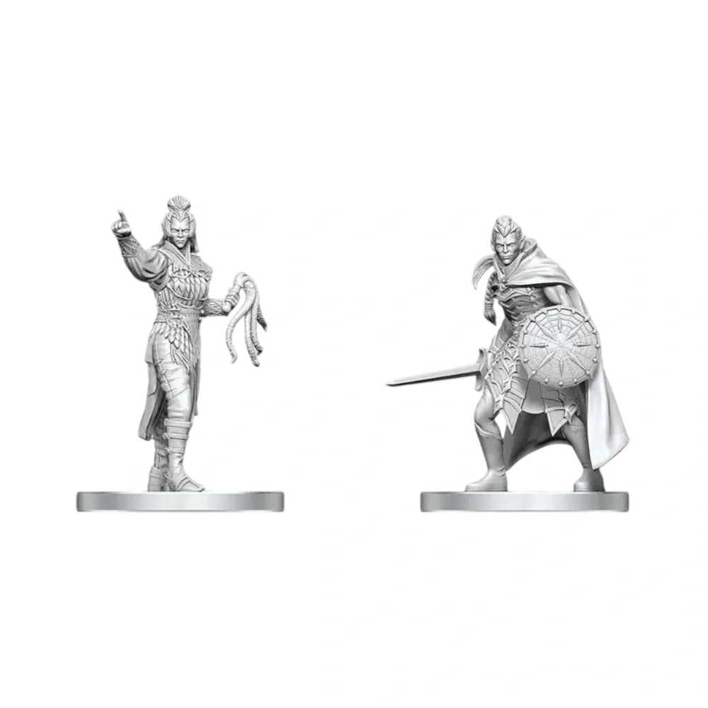 Dungeons & Dragons – Nolzur's Marvelous Miniatures: Drow Elite Warrior & Drow Priestess of Lolth