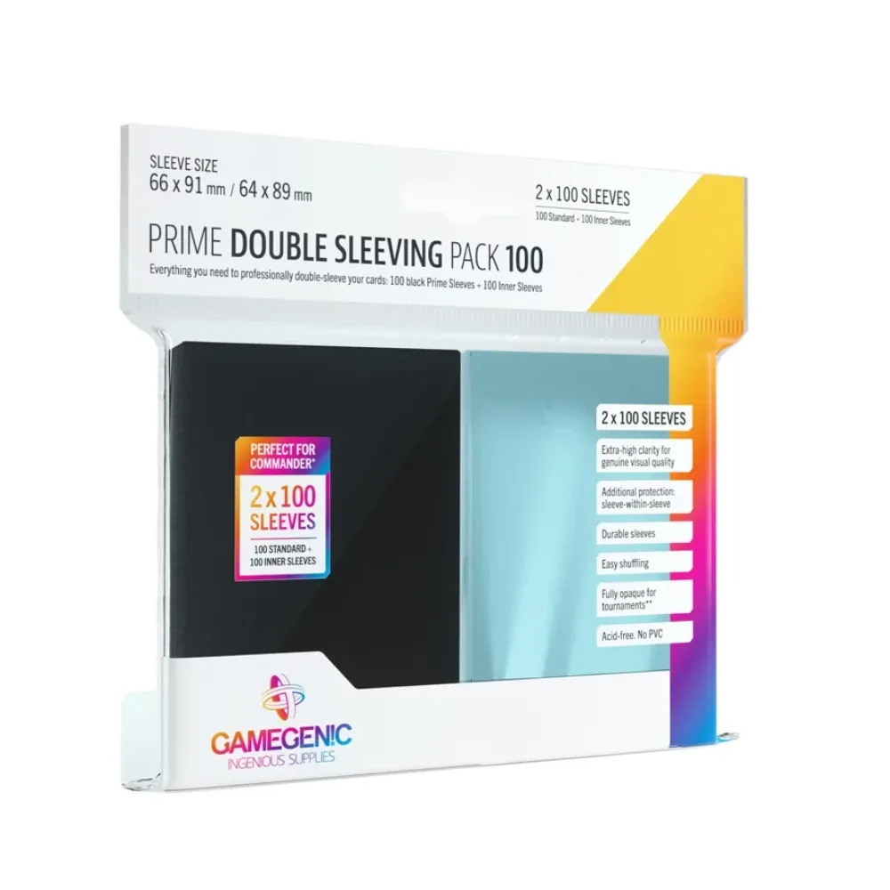 Levně Gamegenic Prime Double Sleeving obaly (2x100 ks)