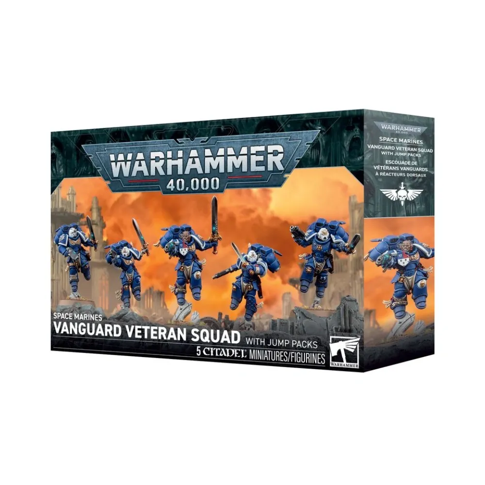 Warhammer 40k – Space Marines: Vanguard Veteran Squad with Jump Packs