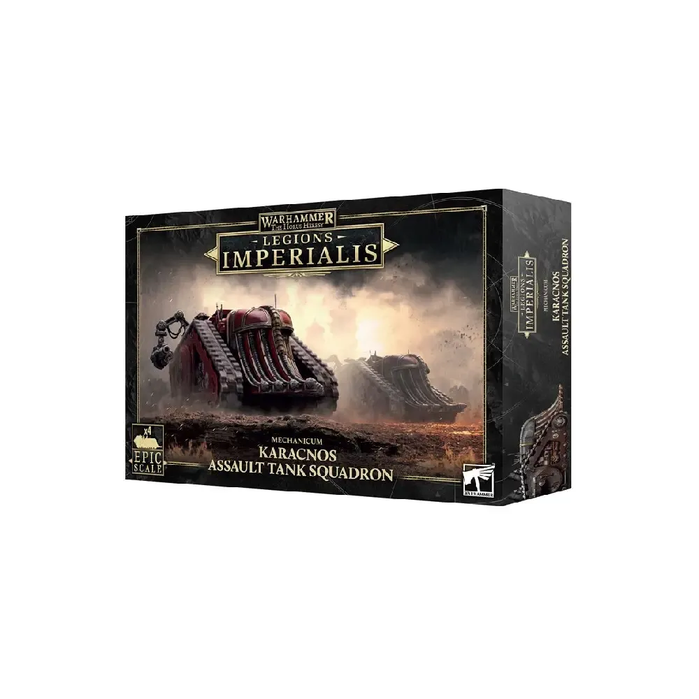 Warhammer The Horus Heresy: Legions Imperialis – Mechanicum Karacnos Assault Tank Squadron