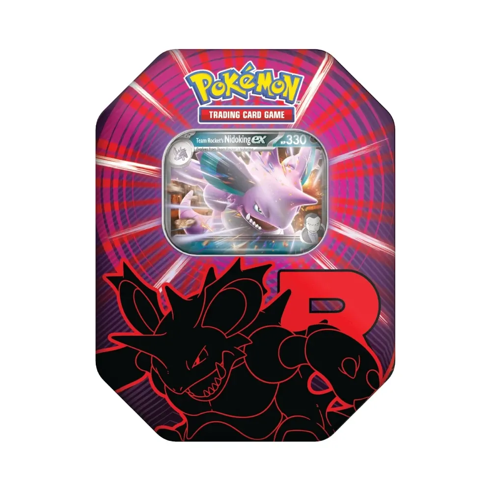 Team Rocket Tins: Team Rocket's Nidoking ex Tin 