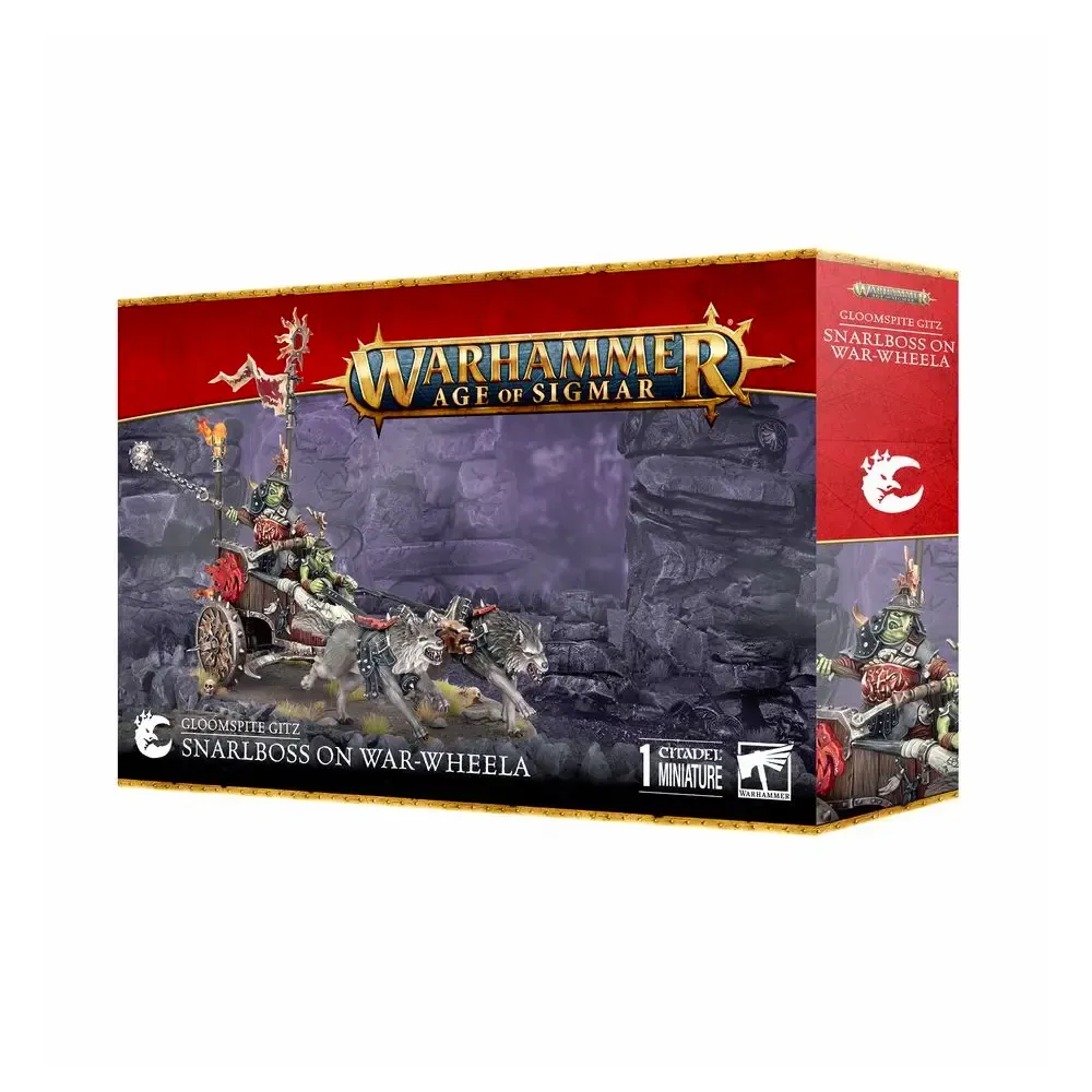 Warhammer AoS - Gloomspite Gitz: Snarlboss on War-Wheela 