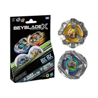 Beyblade X Calibur Samurai 6-70M BX & Obsidian Shell 3-85S BX Dual Pack Set