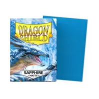 100 Dragon Shield Sleeves - Matte Sapphire