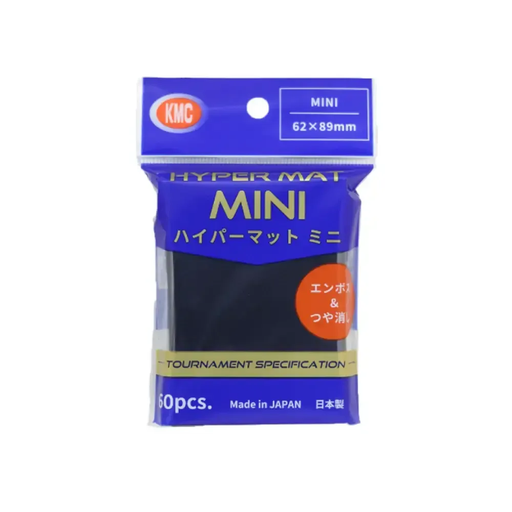 KMC Hyper MAT Mini obaly – Black (malé, matné, černé, 60 ks)