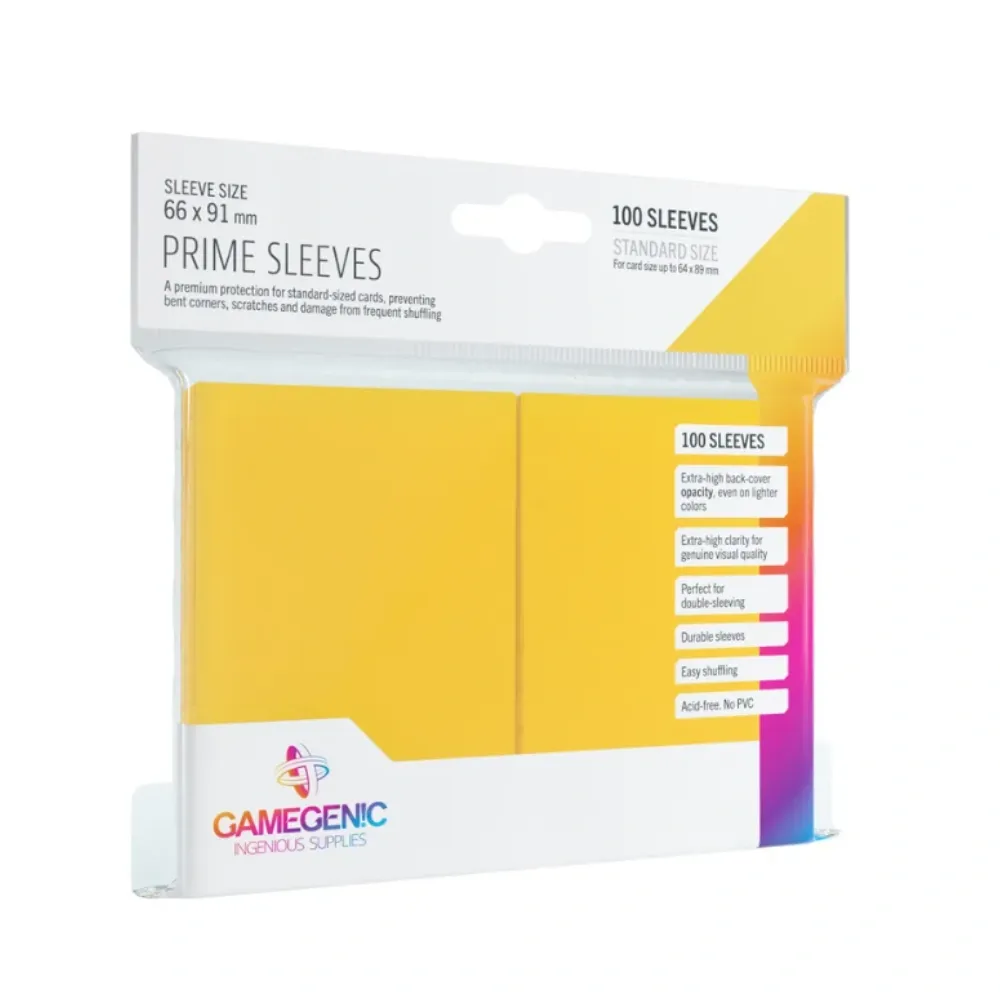 Gamegenic Prime obaly – Yellow (žluté, 100 ks)