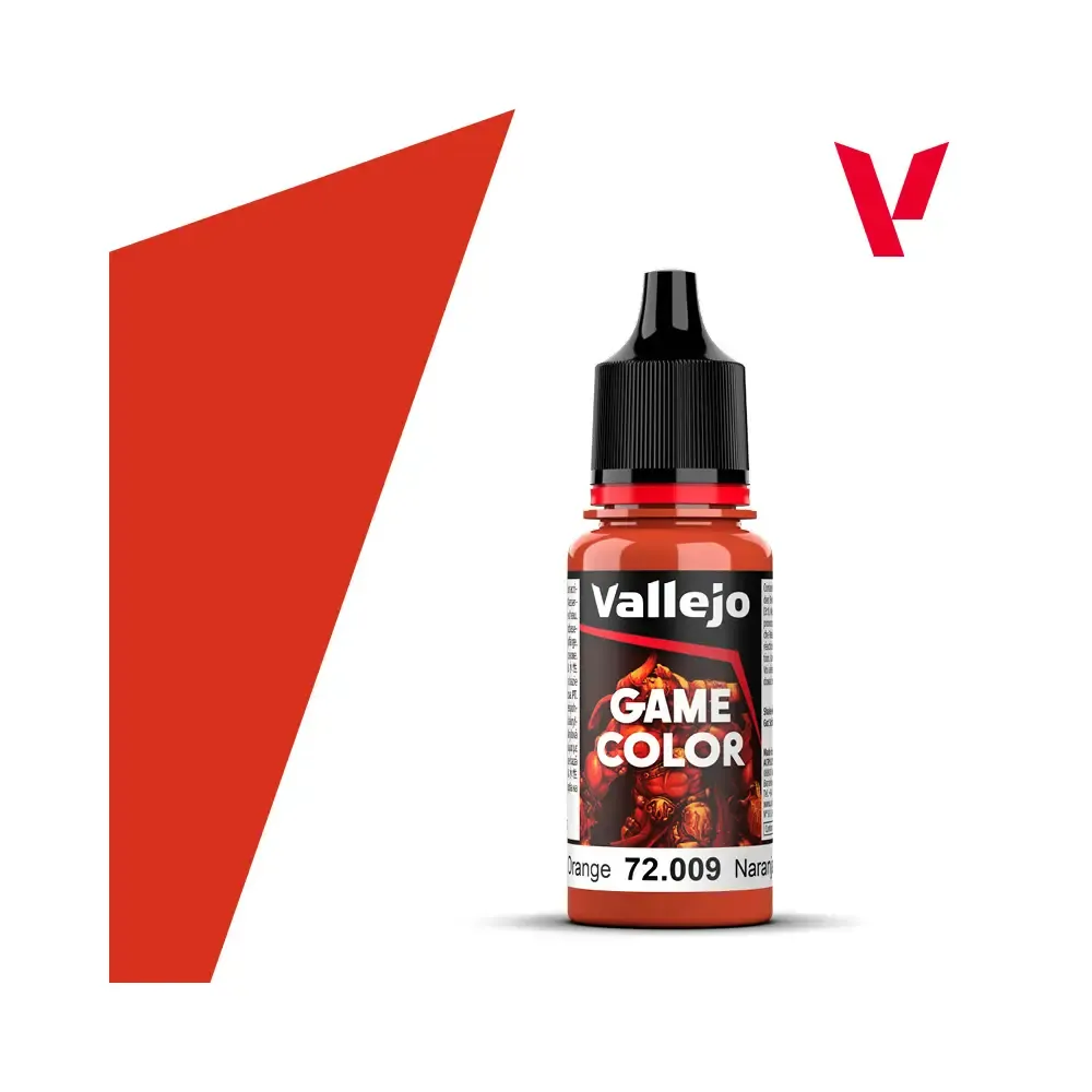 Vallejo Game Color: Hot Orange – 72.009