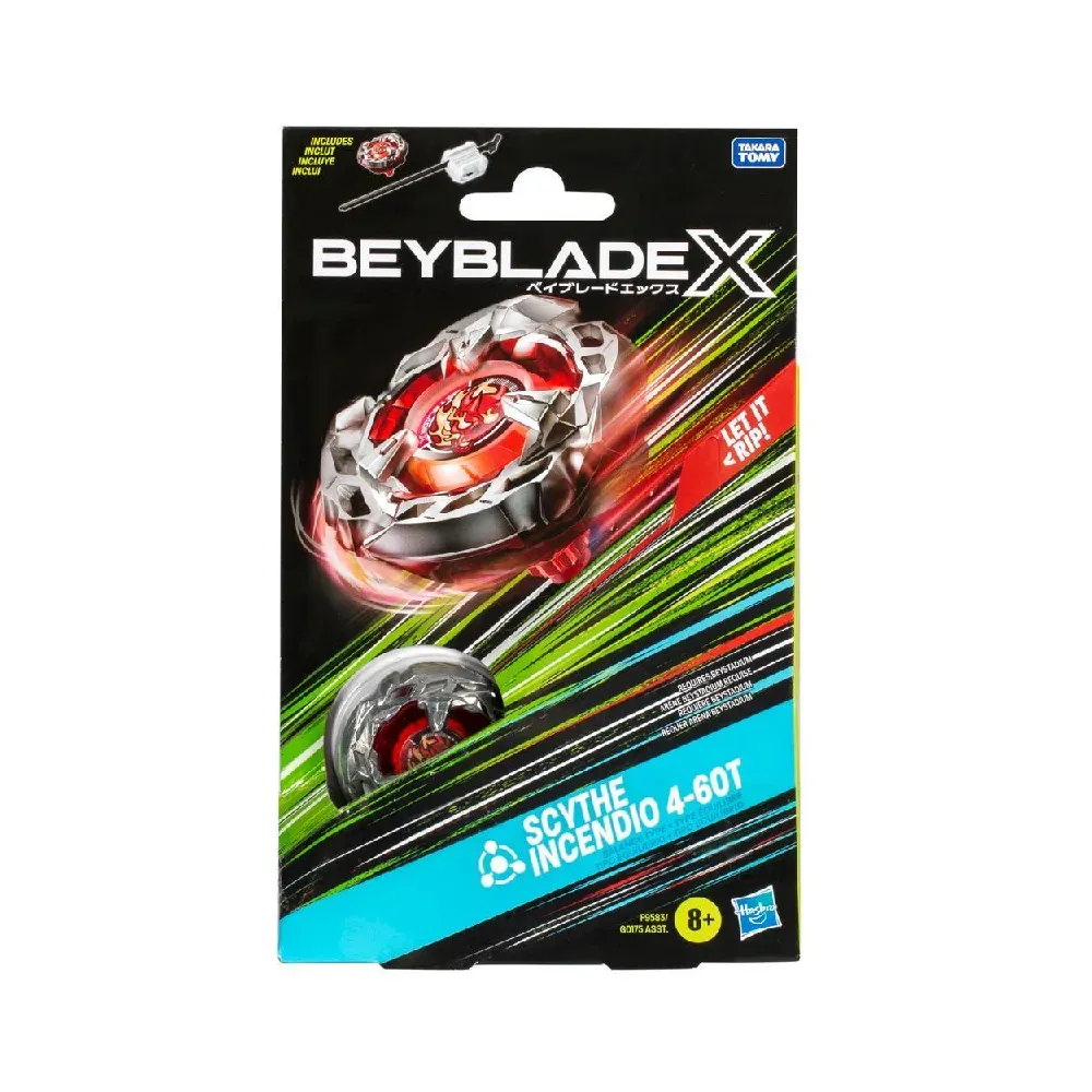 Beyblade X Scythe Incendio 4-60T Starter Pack Set 