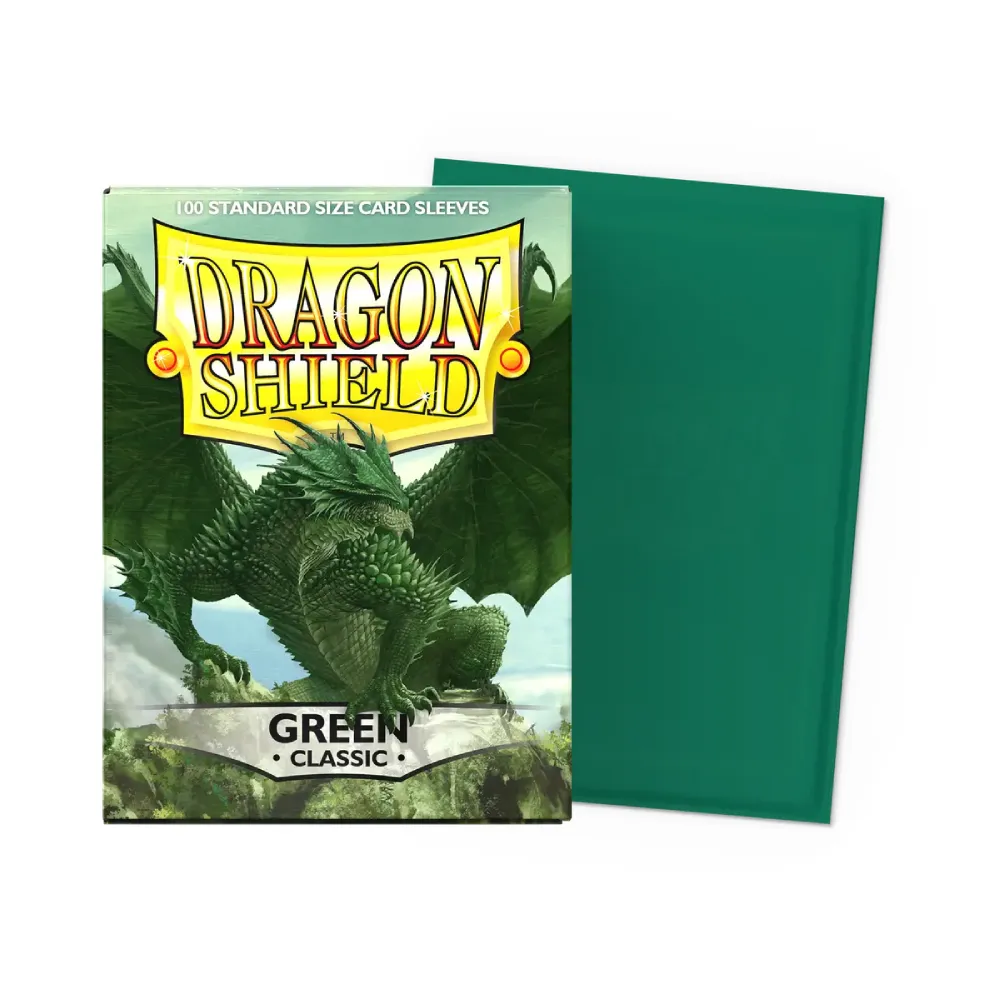 Levně Dragon Shield Classic obaly – Green (zelené, 100 ks)