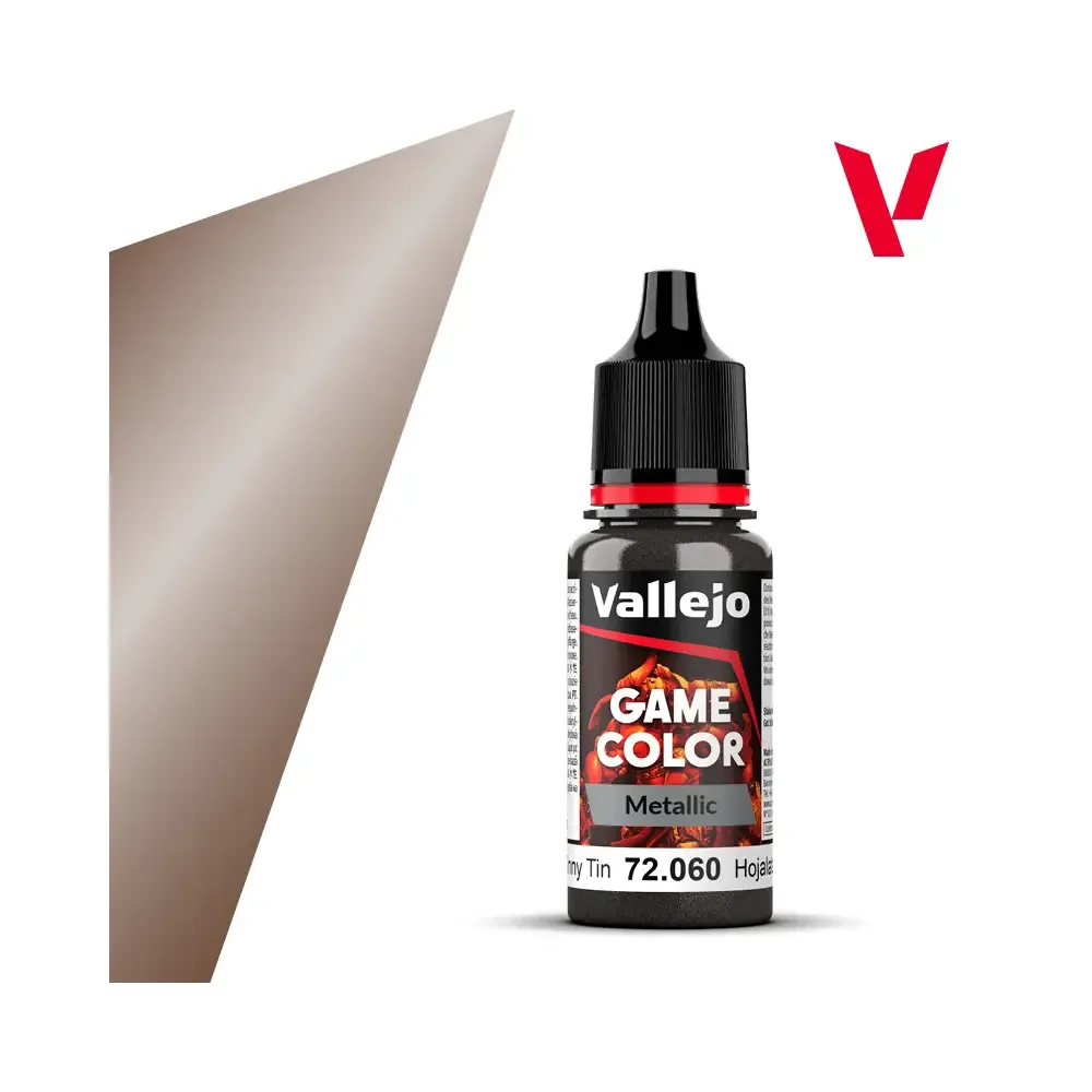 Vallejo Game Color Metallic: Tinny Tin – 72.060