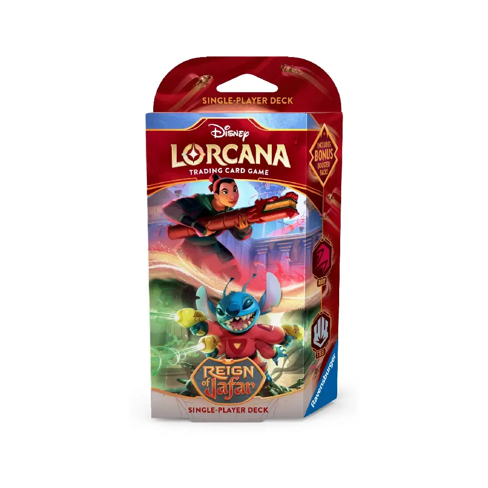 Lorcana: Reign of Jafar Ruby & Steel Starter Deck