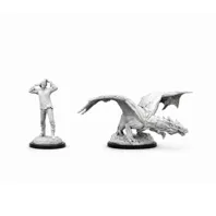 Dungeons & Dragons - Nolzur's Marvelous Miniatures: Green Dragon Wyrmling & Afflicted Elf