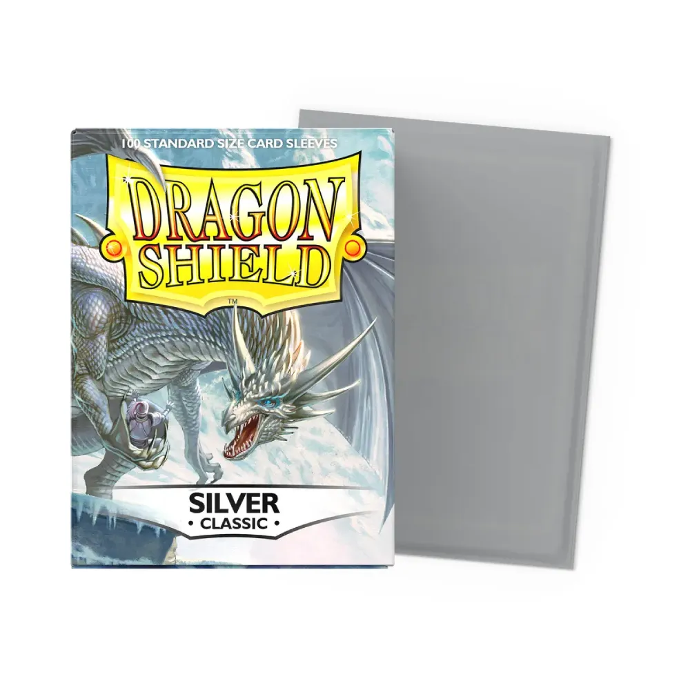 Levně Dragon Shield Classic obaly – Silver (stříbrné, 100 ks)