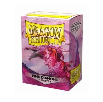 Levně Dragon Shield Matte obaly – Pink Diamond (matné, růžové, 100 ks)