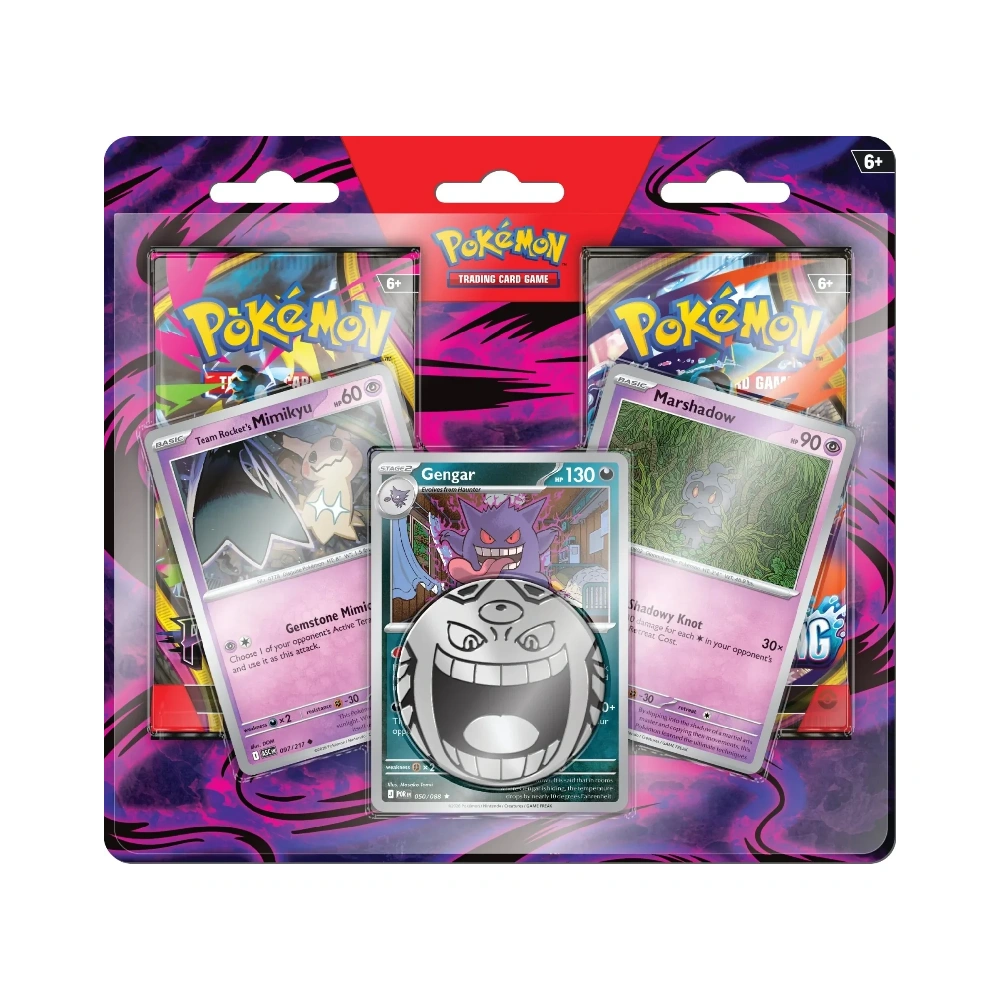 Pokémon TCG – Blister – Enhanced · Team Rockets Mimikyu Gengar Marshadow [EN]