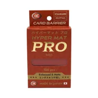 KMC Hyper MAT PRO Sleeves – Red (100 pcs)