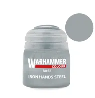 Warhammer Colour Base: Iron Hands Steel (12 ml)