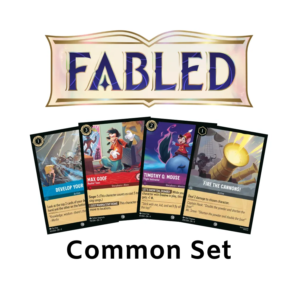 Lorcana: Fabled Common Set