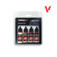 Vallejo Game Color Set: Black Color – 72.393