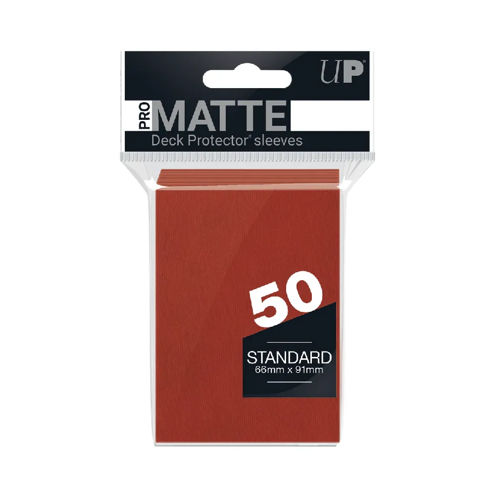 Levně Ultra PRO Pro-Matte Deck Protector obaly – Red (červené, 50 ks)