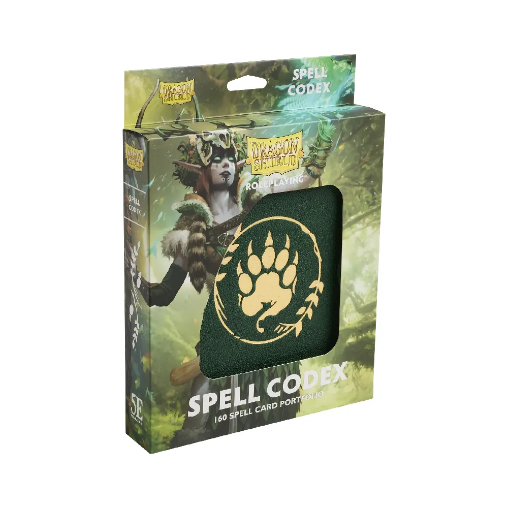 Levně Dragon Shield RPG Spell Codex – Forest Green (zelený)
