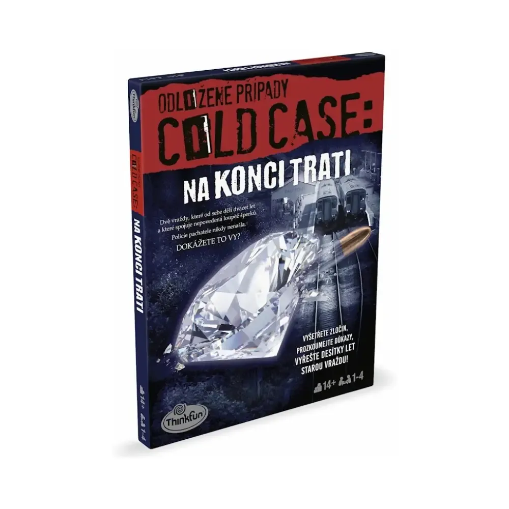 ThinkFun Odložené případy: Na konci trati – CZ