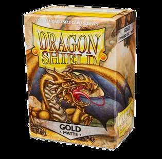 Dragon Shield 100ks - Matte Gold