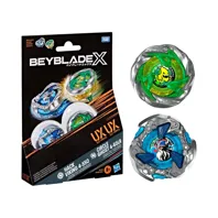 Beyblade X Circle Ghost 4-60LR UX & Hack Viking 4-55O UX Dual Pack Set