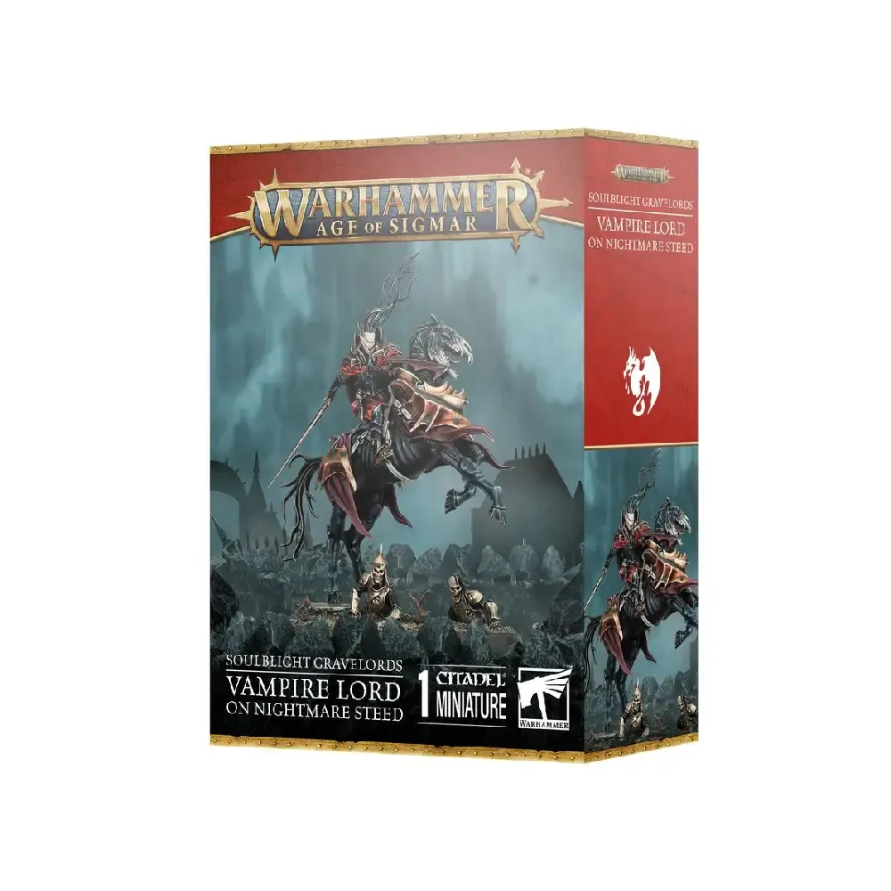 Warhammer AoS - Soulblight Gravelords: Vampire Lord on Nightmare Steed